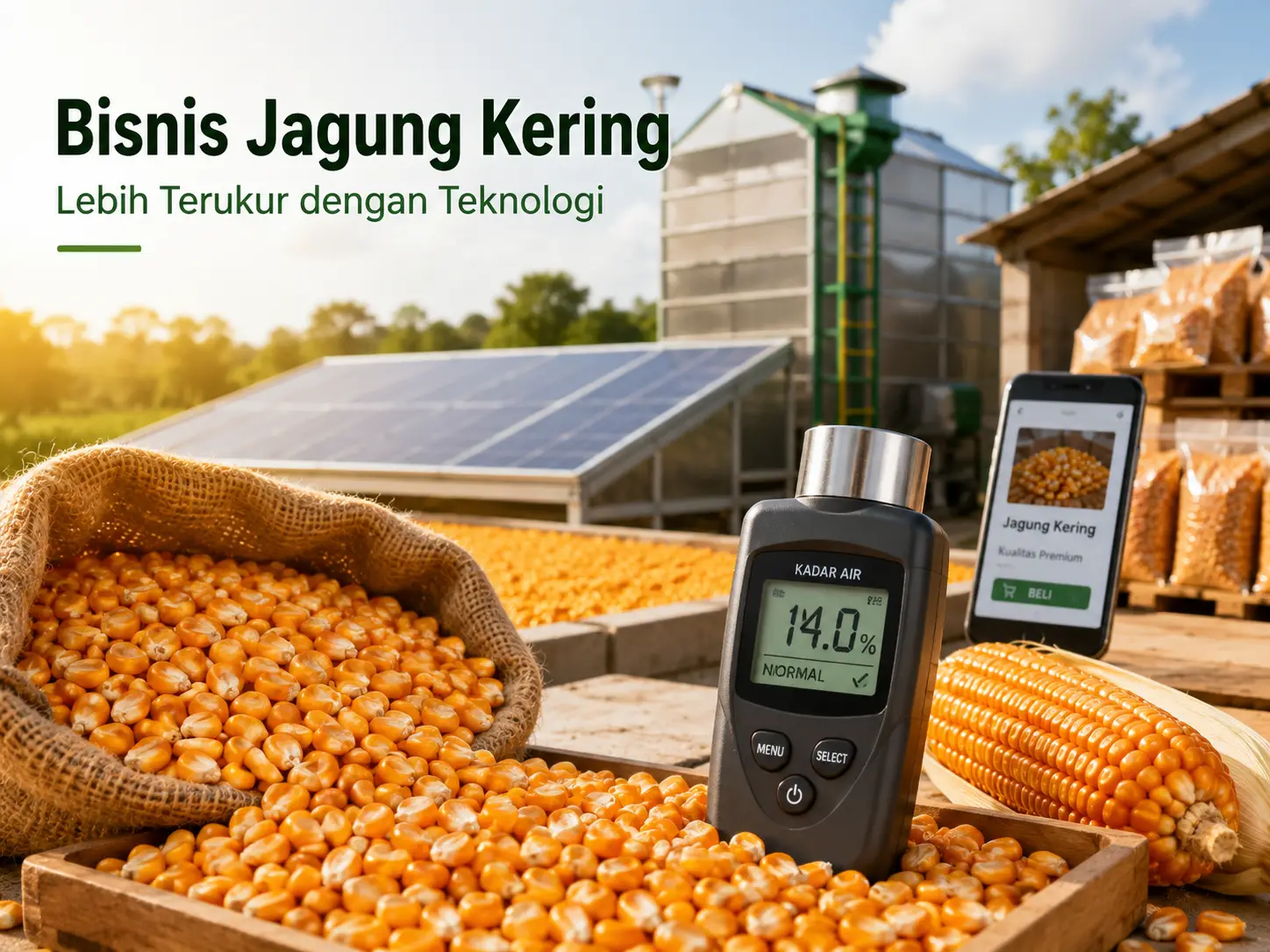 Cara Bisnis Jagung Kering